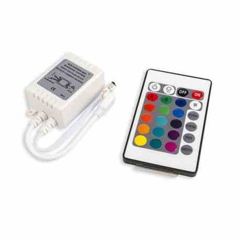 Sterownik i pilot podczerwień do pasków taśm LED Eko-light EKST1801 - Eko-Light