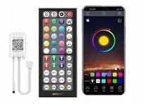 Sterownik LED RGB 5050 Bluetooth Aplikacja + Pilot