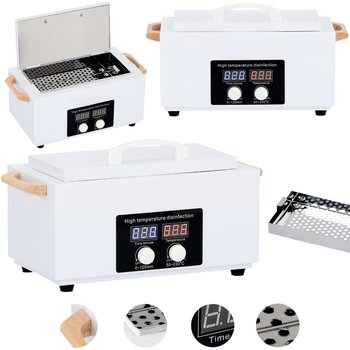 Sterylizator gorącym powietrzem 300W dezynfekcja narzędzi 220°C z timerem - ENZO