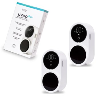 Sterylizator UV do szczoteczek uchwyt wieszak bezdotykowy ZENT Uveo Duo x2 - ZENT