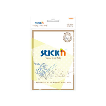 Stick'n, Przezroczysta kalka samoprzylepna do odrysow.101x150 mm, 30 kart. - Stick'n