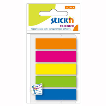 Stick'n, Zakładki indeksujące, 5 kolorów - Stick'n