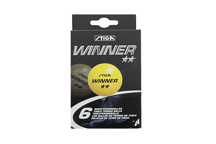 Stiga, Piłeczka, Winner **, 6 szt.