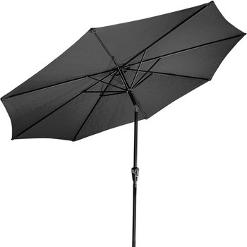 STILISTA Parasol Market Ø 3 m, 180 g/m2, antracyt + pokrowie - Stilista