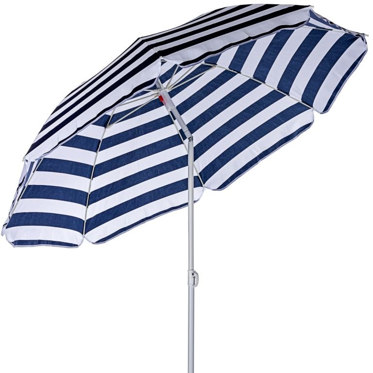 Zdjęcia - Parasol plażowy Stilista , 160 Cm, Niebiesko-Biały