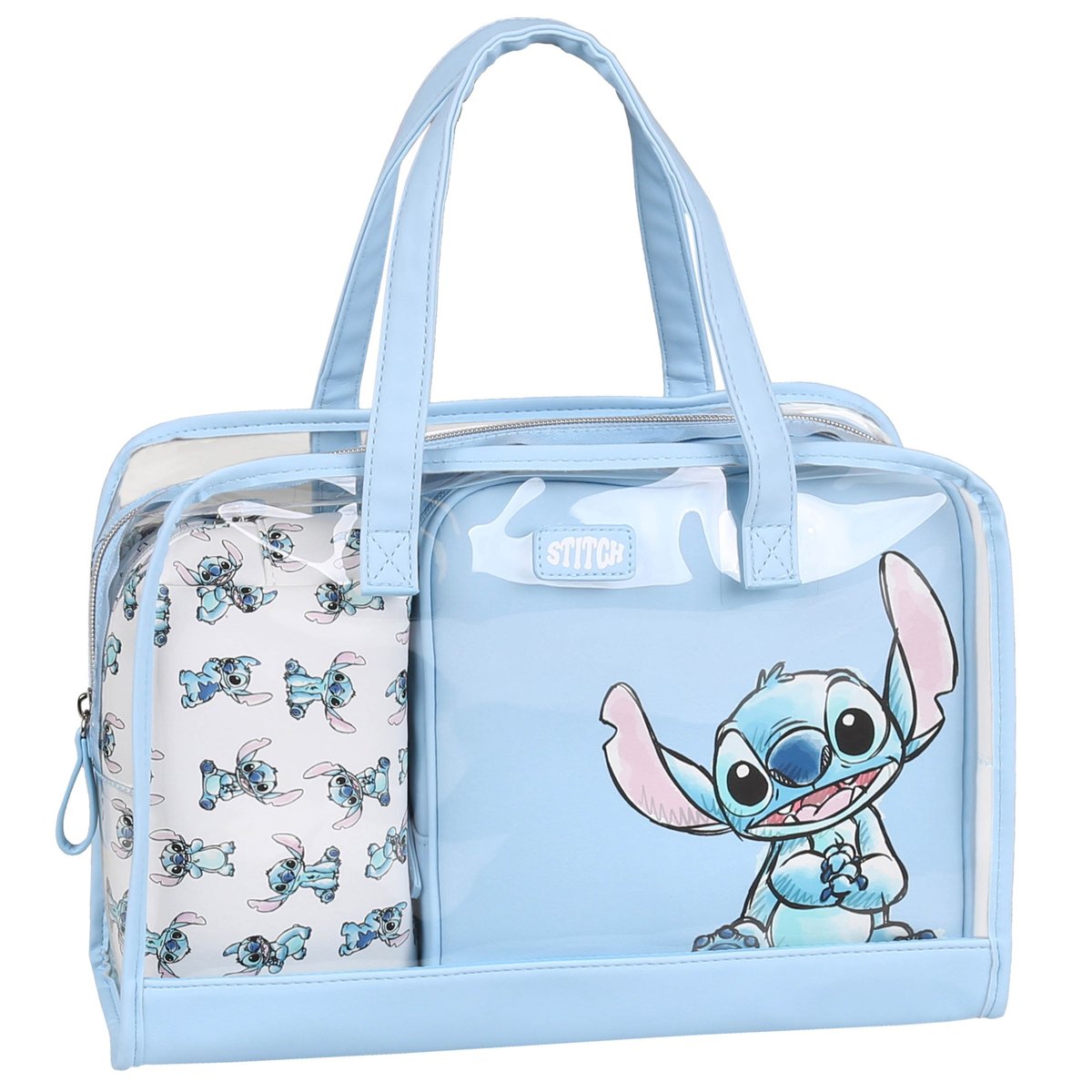 Stitch Disney, Komplet kosmetyczek na zamek, 3 szt. Sklep