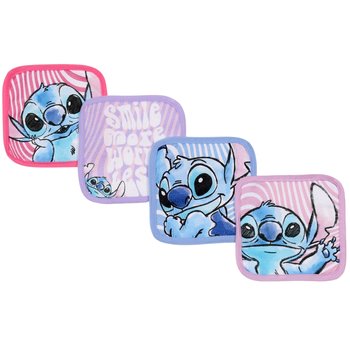 Stitch Disney Małe Ręczniczki Do Oczyszczania Twarzy 16X16 Cm - 4Szt Uniwersalny - sarcia.eu