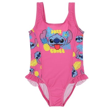 Stitch Disney Różowy, Jednoczęściowy Strój Kąpielowy Dziewczęcy 4-5 Lat 104-110 Cm - Disney