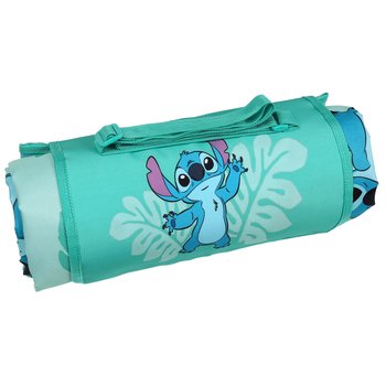 Stitch Disney Zielona mata, koc piknikowy/plażowy 135x150cm 135x150cm - sarcia.eu