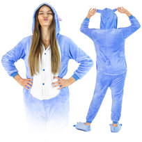 Stitch Kigurumi Onesie Dres Piżama Kombinezon Stitch Kigurumi Onesie Dres Piżama Kombinezon L