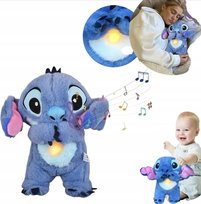 Stitch Stich Maskotka Miś Przytulanka Oddychająca Uspokajacz Na Sen