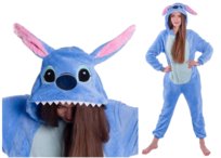 STITCH STICZ STICH PIŻAMA Jednoczęściowa Kigurumi Onesie Strój S 146-154 cm Onesies