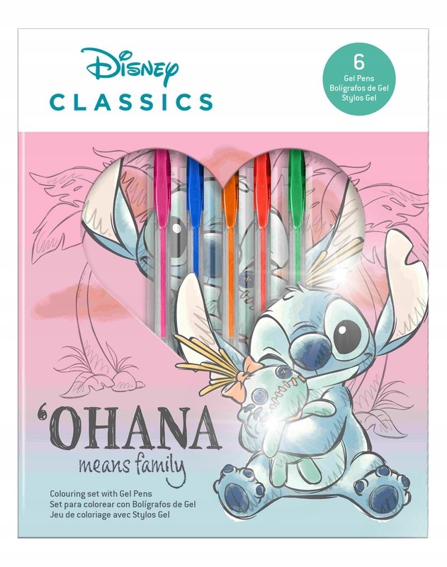 Stitch Rzeczy STITCH Zestaw piśmienniczy 7 elementów dla dziecka rozwija wyobraźnię ...