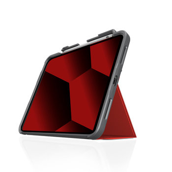 STM Dux Plus - Etui pancerne iPad 10.9" (2022) MIL-STD-810G z funkcją ładowania Apple Pencil (Red) - STM