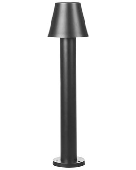 Stojąca lampa ogrodowa LED 60 cm czarna HOLMES - Beliani