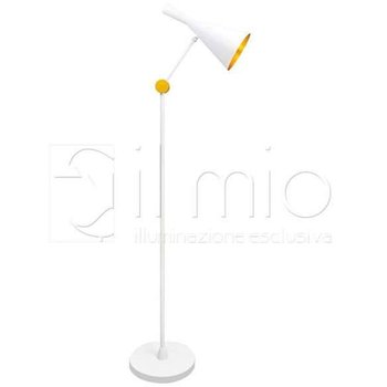 Stojąca Lampa podłogowa MODERN 308023 Il mio industrialna OPRAWA metalowa biała - Il mio