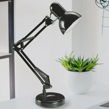 Stojąca LAMPA stołowa SAMSON 4212 Rabalux metalowa LAMPKA biurkowa loftowy reflektorek regulowany czarny - Rabalux