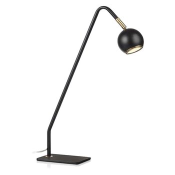 Stojąca LAMPKA biurkowa COCO 107340 Markslojd metalowa LAMPA stołowa regulowana kula ball czarna - Markslojd