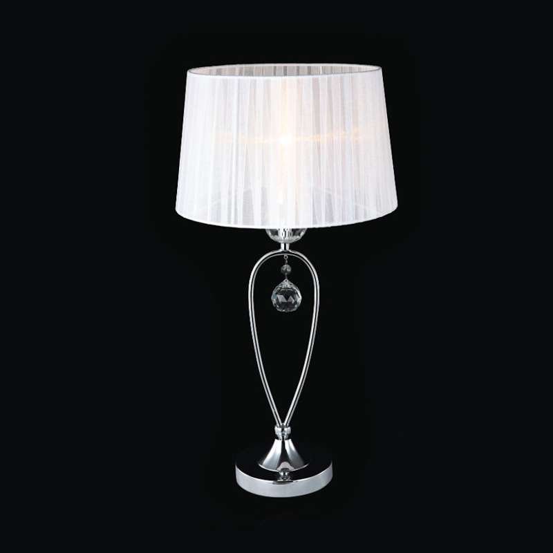 Фото - Настільна лампа Italux Stojąca LAMPKA biurkowa VIVIEN MTM1637-1W  abażurowa LAMPA stołowa z 