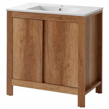 Stojąca Szafka Pod Umywalkę 80 Cm Classic Oak 821 - Comad