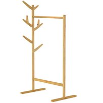 Stojacy Wieszak Stojak Szafa Na Ubrania Bambus