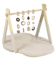 STOJAK edukacyjny MATA ZABAWKI ZAWIESZKI ZESTAW baby gym materiał VELVET GodBless