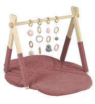 STOJAK edukacyjny MATA ZABAWKI ZAWIESZKI ZESTAW baby gym materiał VELVET Inna marka