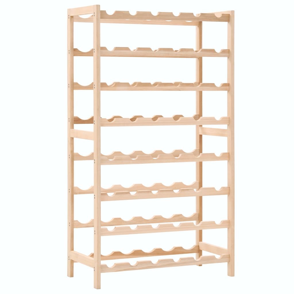 Stojak na 48 butelek wina vidaXL, brązowy, 102x28x57.5 cm