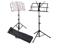 Stojak na nuty regulowany 60–125 cm – profesjonalny pulpit muzyczny 60x30 cm, składany statyw na nuty z regulacją wysokości i kąta nachylenia, stabilna metalowa konstrukcja z trójnogiem, antypoślizgowe nóżki, pokrowiec w zestawie, idealny dla muzyków, zespołów i uczniów