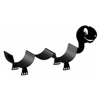 Stojak na papier toaletowy AD70, ŻÓŁW, czarny strukturalny