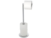 Stojak na papier toaletowy z uchwytem WENKO, srebrny