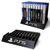 Stojak na płyty PS5 Organizer na 10 gier PlayStation 5 4 CZARNY Inny producent