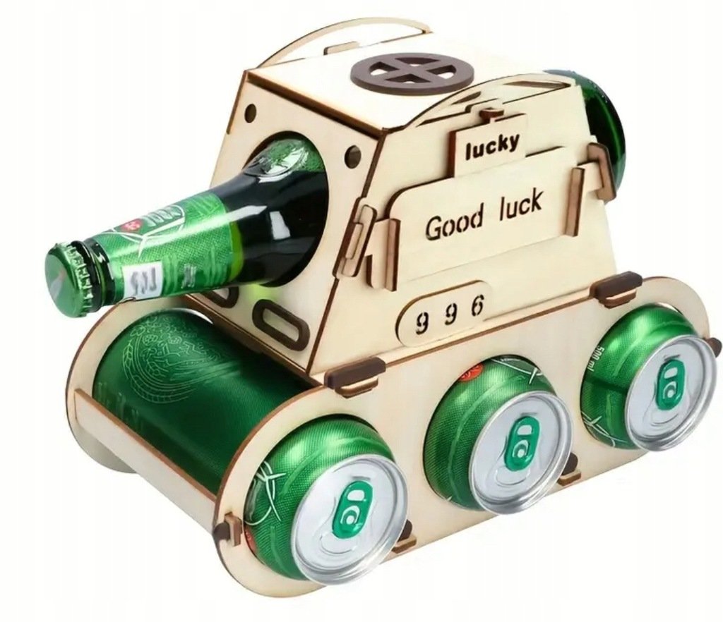 Stojak Na Puszki Czołg Na Butelki Zabawny Gadżet Piwny Czołg Śmieszny ...