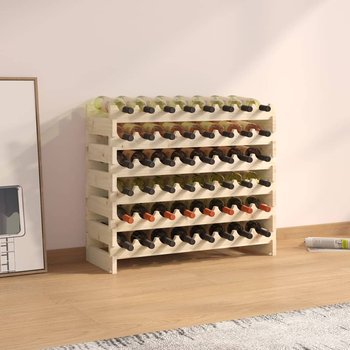 Stojak Na Wino, 83X29X68 Cm, Lite Drewno Sosnowe - vidaXL