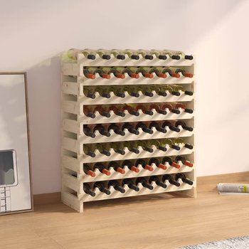 Stojak Na Wino, 83X29X90 Cm, Lite Drewno Sosnowe - vidaXL