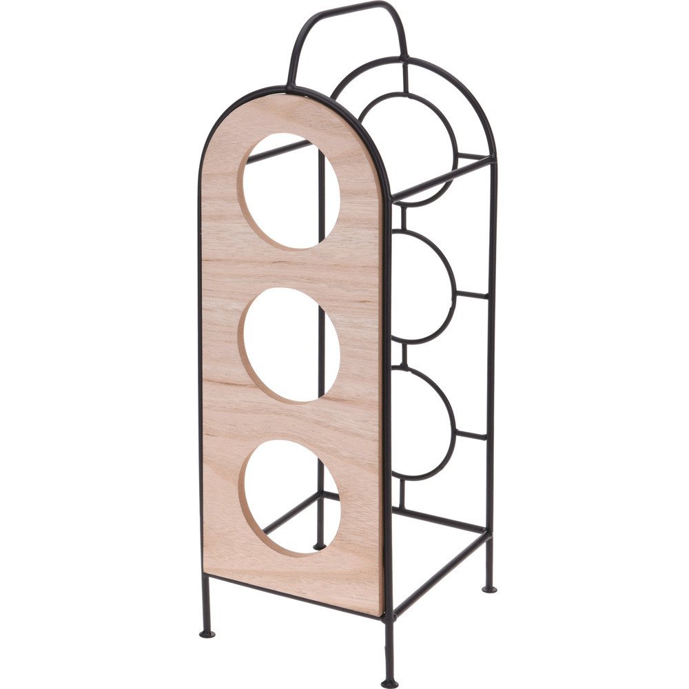 Stojak na wino HOME STYLING COLLECTION, beżowy, 45x15 cm