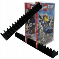 STOJAK PODSTAWKA NA GRY UCHWYT NÓŻKA NINTENDO SWITCH 18 MIEJSC CZARNA Inny producent
