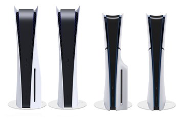 Stojak podstawka pionowa do PlayStation 5 vertical stand PS5 SLIM FAT biała - MT3CH