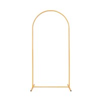 Stojak stelaż do balonów łuk złoty, 100x200 cm