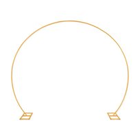 Stojak stelaż do balonów okrągły złoty, 315x240 cm