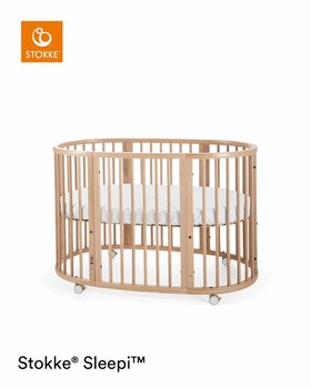 Stokke, Sleepi - owalne łóżeczko z materacem NATURAL - Stokke