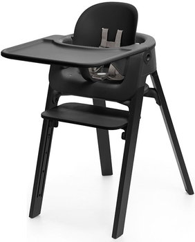 Stokke Steps - innowacyjne krzesełko do karmienia zestaw | Black - Stokke