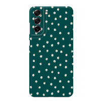 Stokrotki mini białe  - Galaxy S23 Plus Etui matowe butelkowa zieleń [TIF 19E]