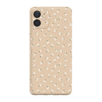 Stokrotki mini białe  - iPhone 11 Etui matowe karmel [TIF 19E]