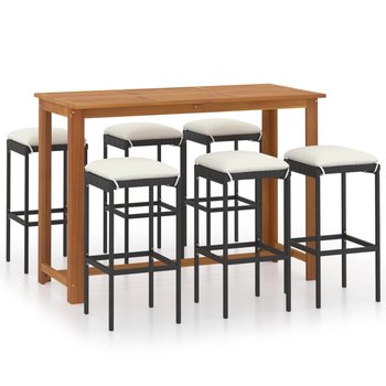 Stół Barowy Akacja 150x70x105 cm + 6 Krzeseł  / AAALOE - Inny producent