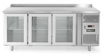 Stół chłodniczy 3-drzwiowy przeszklony 420l | Hendi