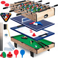 Stół do gier 4w1, piłkarzyki, cymbergaj, bilard, tenis, Neo-Sport 82 x 43 x 32 cm - Neo-Sport