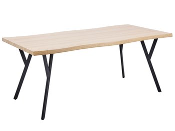 Stół do jadalni 180 x 90 cm jasne drewno ALTON - Beliani