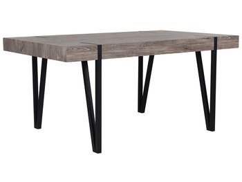 Stół do jadalni BELIANI Adena, czarny, 150x90x75 cm - Beliani