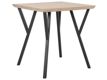 Stół do jadalni BELIANI Bravo, jasnobrązowo-czarny, 75x75x70 cm - Beliani